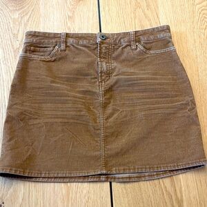 Carve Designs Cord Mini Skirt